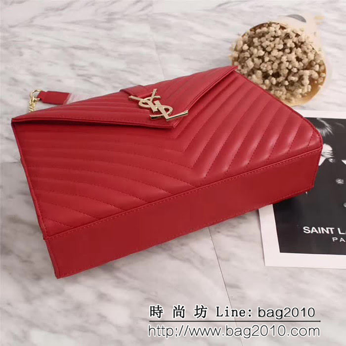 YSL聖羅蘭 經典款 互扣式金屬YSL標誌 原版南非皮肩背包 26588 YAS1018